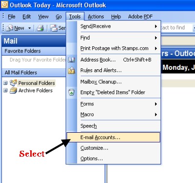 Select Tools